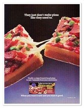 Pillsbury Microwave French Bread Pizza Vintage 1986 Full-Page Print Magazine Ad - £7.58 GBP