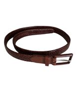 Vintage Early 2000s Talbots Women’s Brown Braided Leather Belt – Size S – Genuin - €15,57 EUR
