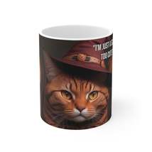 Cat Breeds in Halloween - Abyssinian Breed - Ceramic Mug 11oz - £14.10 GBP