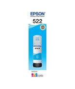 Epson T522 EcoTank Bottle - Cyan - $31.37
