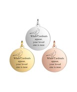 Religious Charm | When Cardinals Appear  | 20mm Gold Filled Charm| Perso... - $92.92 MXN+