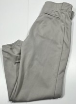 Adidas Climalite Baseball Pants Men&#39;s Size Large L 35x27 Gray Knicker Style - £10.17 GBP