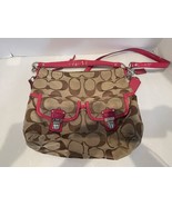 Coach Daisy Signature Pocket Hobo Brown and Pink - €28,46 EUR