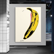 Hand Painted Andy Warhol banana Pop Art Decoration Oil Paintings Canvass Decor - £78.91 GBP+