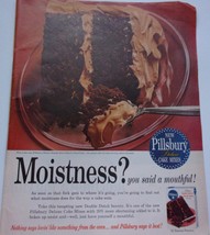 Pillsbury Double Dutch Delux Cake Mixes Magazine Print Advertisement 1962 - £3.13 GBP