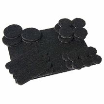 Felt Pads, Self-Adhesive, Black, Assorted, 33-Pk. - $28.58 CAD