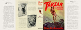 Burroughs, Edgar Rice. TARZAN AND THE FOREIGN LEGION facsimile dust jacket - $22.54