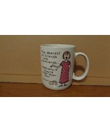 Vintage Hallmark Shoebox Greeting Coffee Cup Mug Old Friends Age Joke Le... - £6.37 GBP