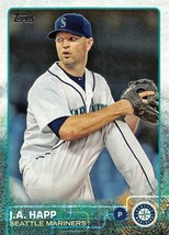 2015 Topps #414 J.A. Happ Seattle Mariners ⚾ - £0.75 GBP