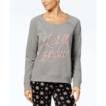 Jenni by Jennifer Moore Womens Graphic Print Pajama Top,Let It Snow,Small - £18.22 GBP