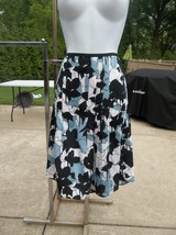 Nwot Diane Von Furstenburg Fab Silk Print Skirt 4 - £54.85 GBP