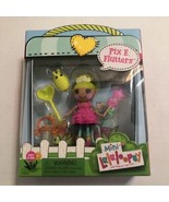 New in Box Mini 3&quot; Lalaloopsy Pix E Flutters Doll with Pet Bee + Accesso... - $9.50