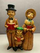 Vintage Christmas Carolers Figurine Music Box 12 Days Of Christmas Berman &amp; An - £30.31 GBP