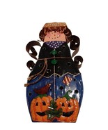 12&quot; Metal Scarecrow Candle Holder Fall Harvest Autumn Halloween Rustic F... - $25.85 CAD