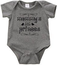 VRW Mommys Little princess unisex baby Onesie Romper Bodysuit (12 months, Grey) - £11.67 GBP