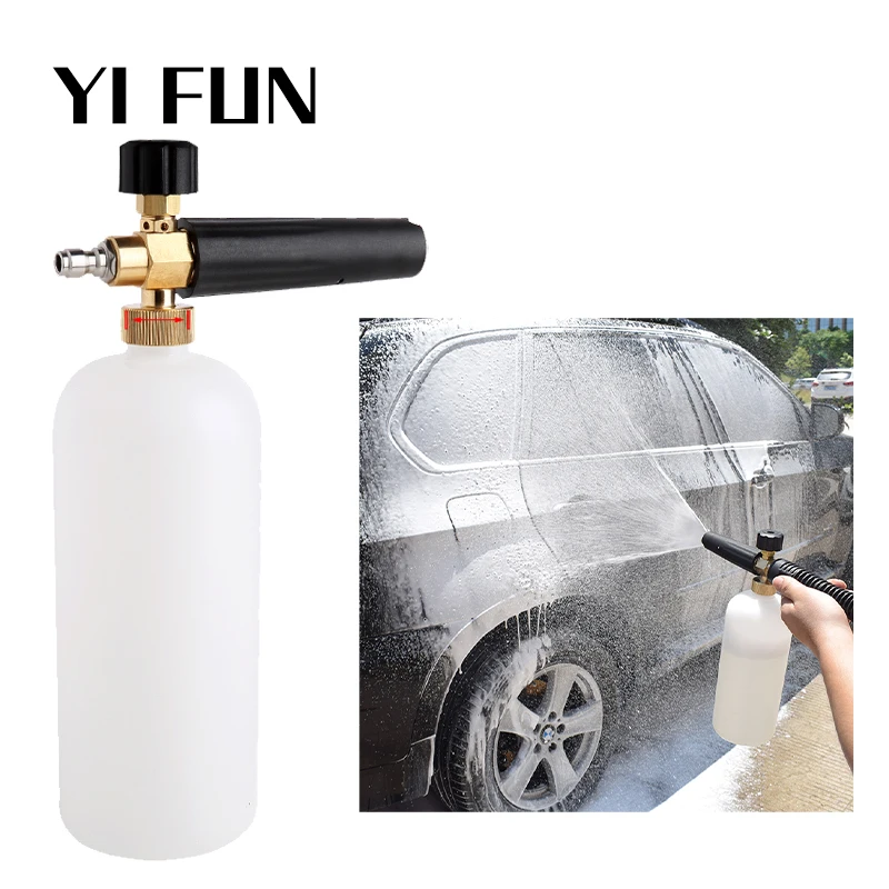 Car Wash Accessories Snow Foam Lance With 1/4 Quick Connection Foam Cannon For - £16.97 GBP+