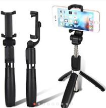 Selfie Stick K07 BLACK Integrated Tripod BLUETOOTH 4.0 Wireless Selfie S... - £6.30 GBP