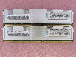 IBM 8GB 2 x 4GB PC2-5300F DDR2 667 Fully Buffered ECC Server Memory Kit 46C7423 - $39.59