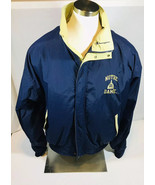 Notre Dame Fighting Irish Champion Zip Up Button Snap Spring Jacket Larg... - $34.60