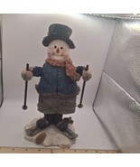 Vintage Animated Skiing Snowman Wind Up Musical Music Box Figurine 10” x... - $42.93 CAD