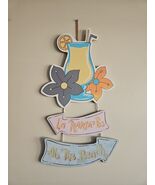 I&#39;d Rather Be at the Beach - Wood Hanging Decorative Design 21&#39;&#39; - $128.60 MXN