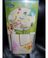 Disney Fairies Peel &amp; Stick Wall Decals with Glitter NEW - €17,25 EUR