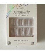 KISS Gel Fantasy Ready-To-Wear Nail, Fantasy Magnetic Velvety Effect, Short - $177.89 MXN
