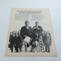 1965 Metropolitan Life Insurance Anahist Decongestion Print Ad 10.5&quot; x 13.5&quot; - £5.75 GBP