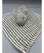 Lila &amp; Jack Plush Hippo Giraffe Baby Security Blanket Lovey Gray Stripe - $406.24 MXN