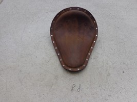 1969 Triumph Tiger TR6 TR6R MOTHER ROAD CUSTOMS SEAT SOLO W/ SPRING LEATHER - $134.36
