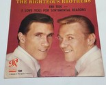 45 RPM The Righteous Brothers - For Sentimental Reasons Ebb Tide w Pic S... - $9.85