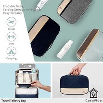 CasaVida Cosmetic Bag Travel Organizer with Hanging Hook, TSA Approved, 3 Colors - £10.12 GBP