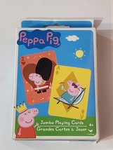 Peppa Pig 54 Cards Jumbo Playing Card Deck - Ages 4+ New In Box - £5.81 GBP