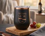 McCready Irish Coat of Arms Stemless Wine Travel Tumbler - $27.44