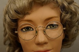 Vintage Costume Eyeglasses Santa Theater Harry Potter Squire Gold Filled Frames - £27.68 GBP