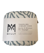 Milly Traveling Jewelry Case Blue/White NEW - $259.91 MXN