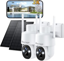 Wireless Outdoor Solar Security Camera, 2K Wifi Cameras For Home Securit... - $155.93