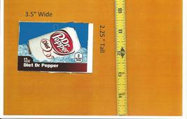  Medium Square Size Dr Pepper DIET 12 oz CAN Soda Vending Machine Flavor Strip - £3.19 GBP