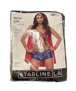 Wow Girl Superhero Costume XL By Starline LA Includes Top Shorts Waist C... - $67.21 CAD
