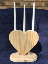 Heart Shaped Wooden Candle Holder - $89.00