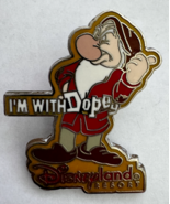 Disney Disneyland Resort Snow White Grumpy I&#39;m With Dopey Limited Pin - $313.79 MXN