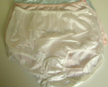 3 Dixie Belle by Velrose Full cut Briefs Style 719 White Pink and Blue S... - $25.69