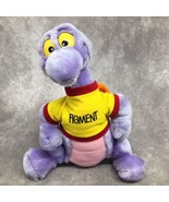 Vintage Disney Figment 10” Plush Purple Dragon Yellow Sweater- Read Desc... - £11.68 GBP