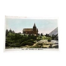 Old Log Church At Bennett BC British Columbia Canada Unused Color RPPC Postcard - £5.56 GBP