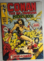 Conan The Barbarian Pocket Book #1 (1980) Marvel Comics Uk 52-page Digest Vg+ - £31.64 GBP