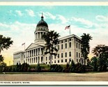 State House Augusta Maine ME UNP Unused WB Postcard G3 - £2.29 GBP
