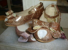Joyfolie LYRA Ankle Strap Glitter Patent Girls Dress Shoes Easter size 5  - £27.24 GBP