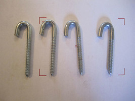 4 lagbolt hook bolt J bolt tree calbing stage lighting rigging 5/16 x 4&quot;... - $14.99