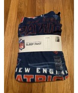 New England Patriots NFL Mens All Over Print Sleeps Pants NWT Size XL Blue  - £23.38 GBP