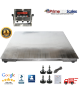 5&#39;x5&#39; (60&quot;x60&quot;) Stainless Steel Floor Scale &amp; Indicator | Wash down | 5,... - $5,499.00